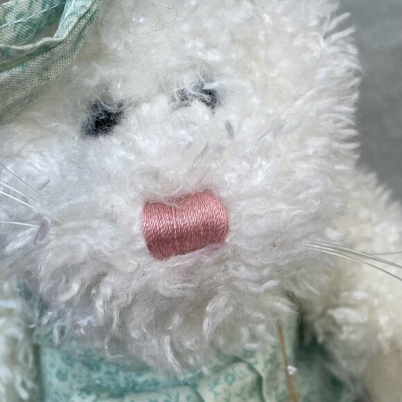 Boyds Bears Plush Juniper Bunnyhug White Rabbit TAGS #916501 Stuffed Animal Toy - Picture 13 of 16
